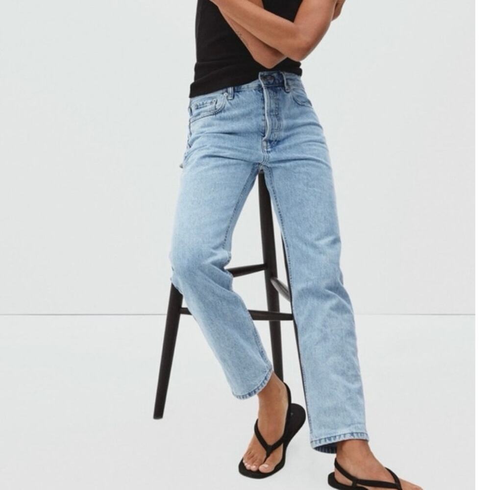 Everlane Women's Boyfriend Jeans - Light Blue